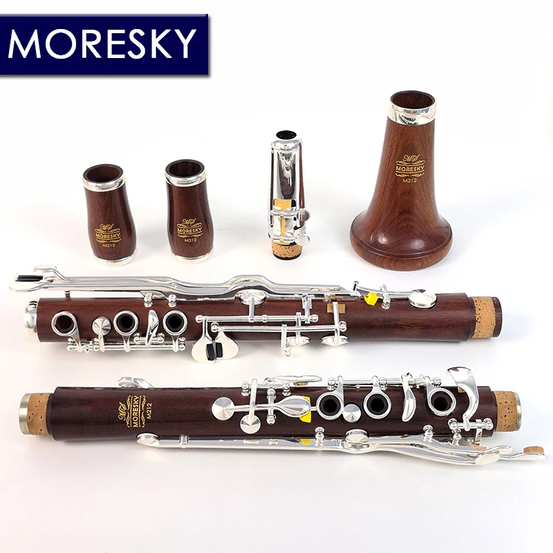 MORESKY Oehler System Clarinet G Tune Ebony Clarinet Silver