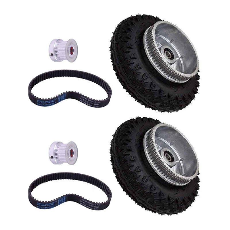 2Pcs 200X50mm Electric Skateboard Gear Motor Truck Wheels Kit For