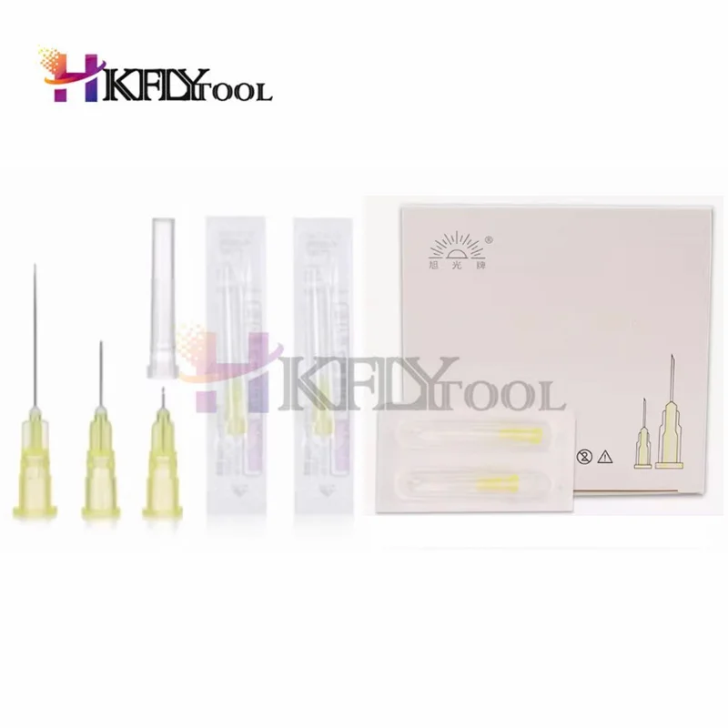 Eyelid Tools Painless Small Needle 4/13/25mm Painless Beauty Ultrafine 30G * 4mm,30G * 13mm,30G 25mm Syringes Needles Tools reusable syringe,liquid syringe,dispensing needle,syringe glue tool,surgical needle tool,eyelid tools