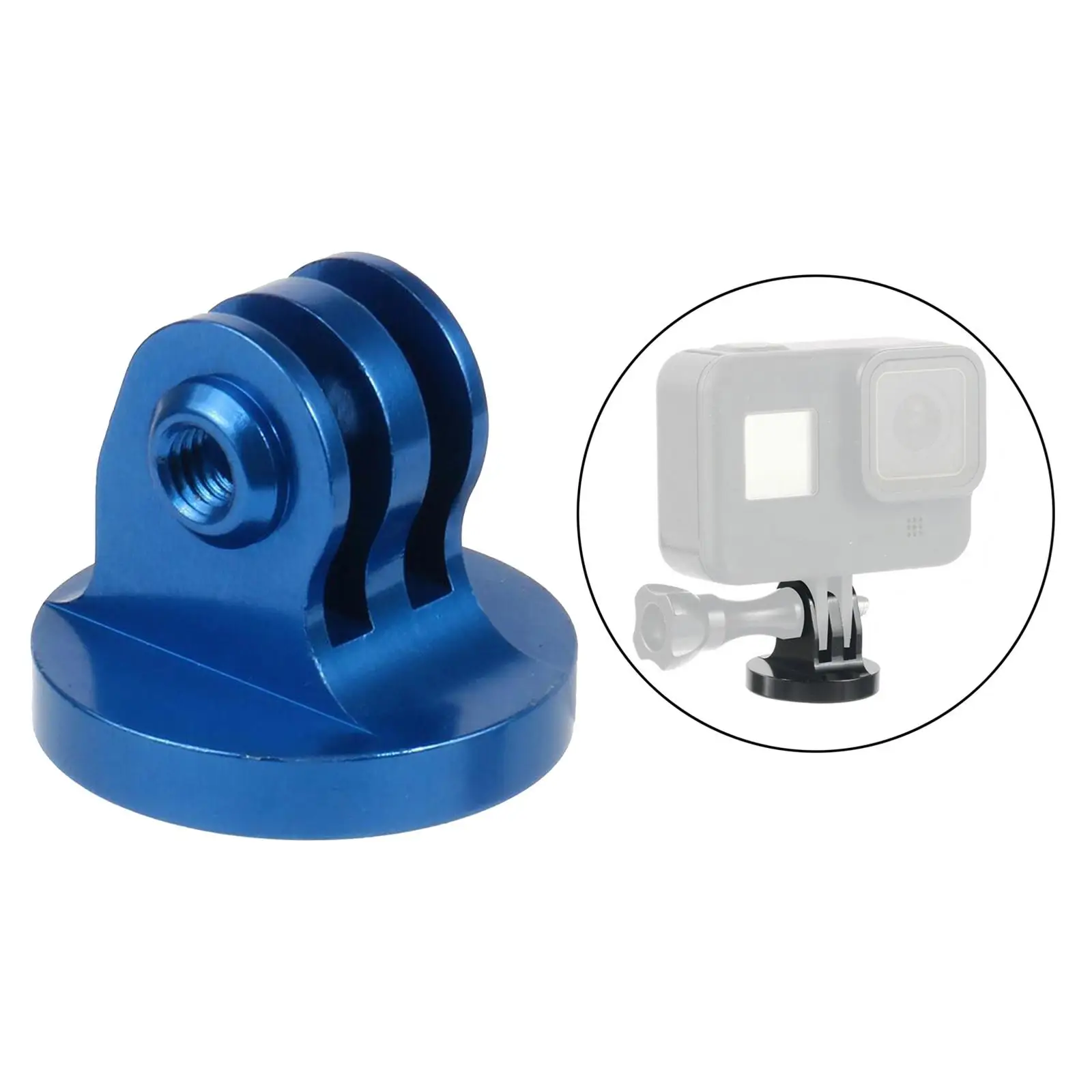 GoPro 9 액션 카메라용 삼각대 마운트 고정 베이스 2개 카메라 마운트 액세서리 블루