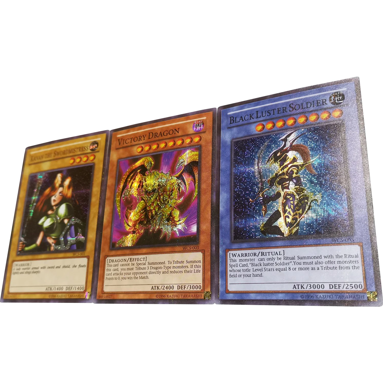 

3Pcs/set Diy Yu-Gi-Oh! WCS World Congress 2023 Award Card Black Luster Soldier Game Anime Collection Cards Gift Toys