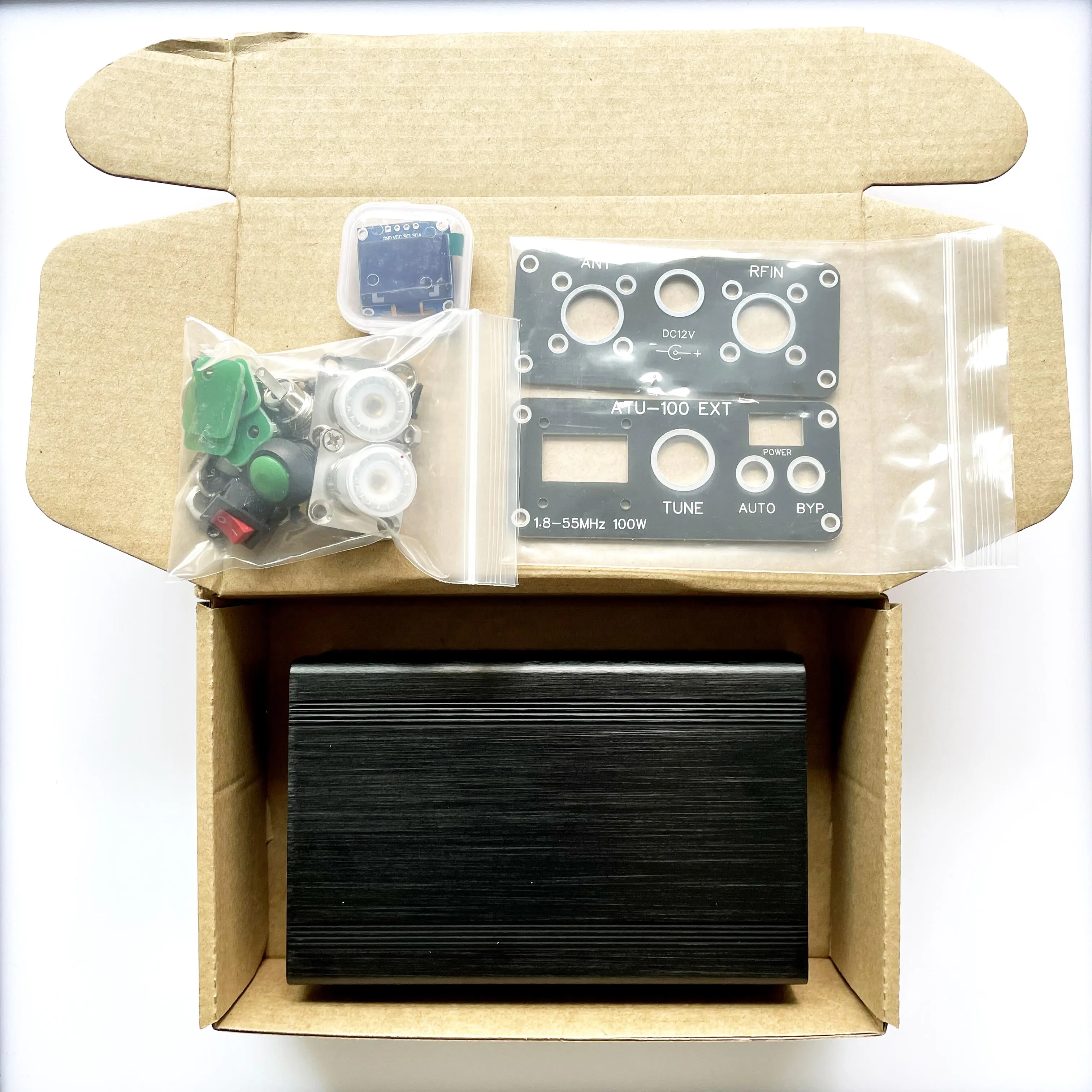 Antenna tuner ATU-100 Antenna Tuner Box 1.8-50MHz case