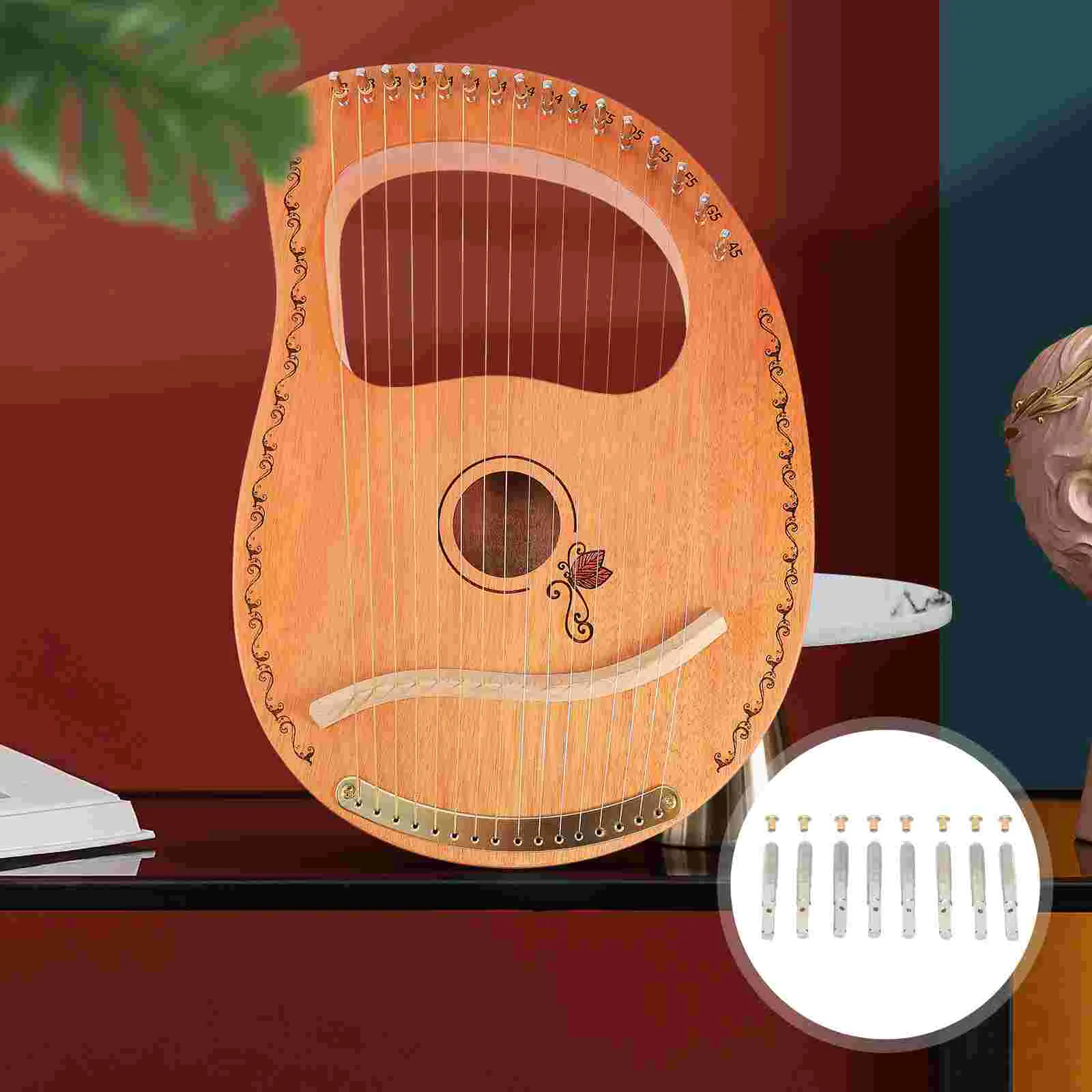 

1 Set of Lyre Harp String Nails Lyre Pegs Lyre Harp Replacement Accessories