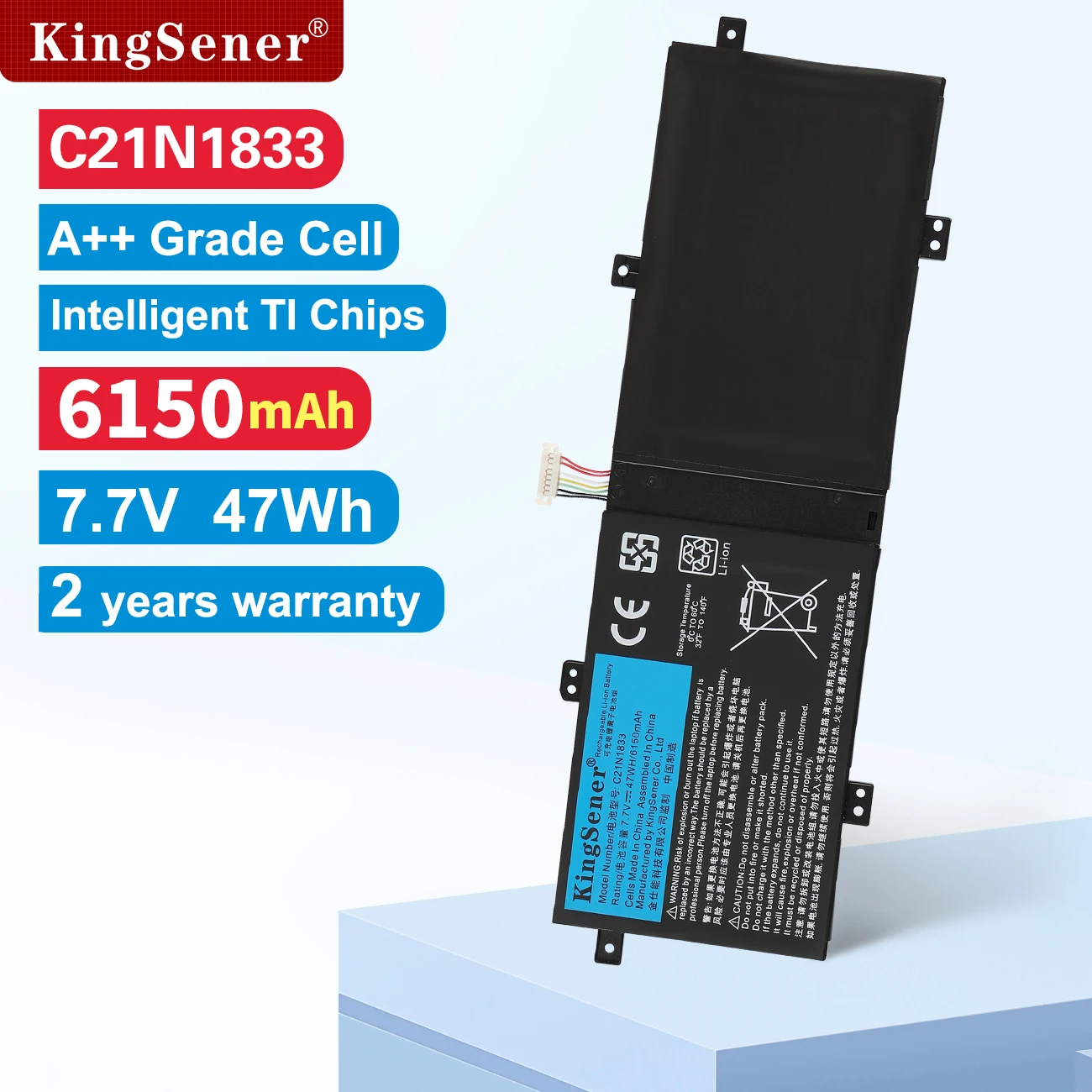 Kingsener C21n1833 Bateria do Portátil para Asus Zenbook 14 Um431 Um431da-am020t Ux431 Ux431fa Ux431fn Ux431fl Ux431da Ux431fn-an002t