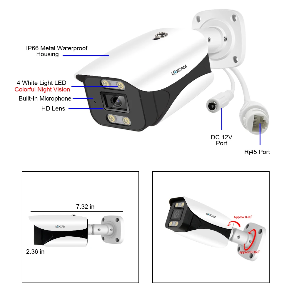 H.265 16CH 4K CCTV Security Camera System 8MP HD 5MP Outdoor Waterproof Color Night POE IP Camera Video Surveillance NVR Kit 6