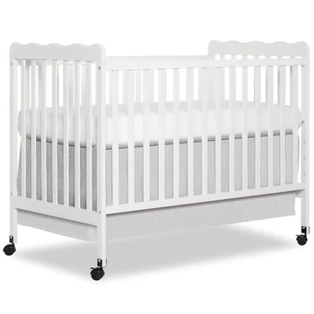 Convertible White Baby Crib 1