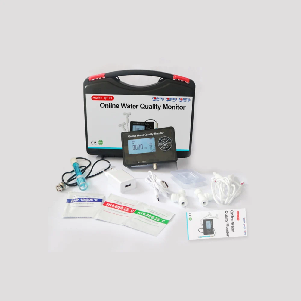5 In 1 Online PH Meter Detector TDS/PH/EC/Temperature/Humidity Online Water Quality Tester Multi-parameter Aquarium Monitor