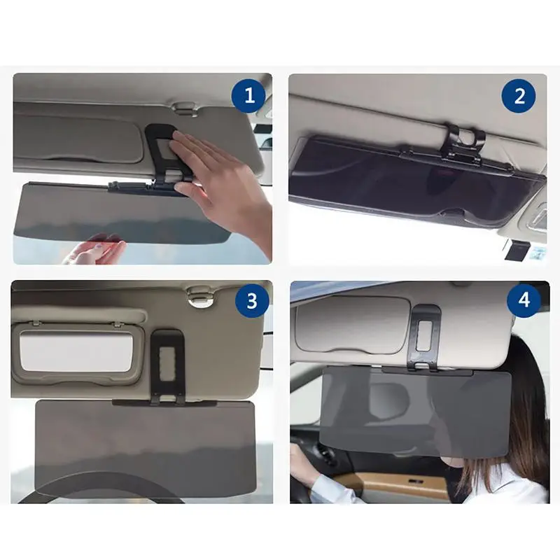 Car Visor Extender Car Visor Extender See-Through Clip On Adjustable Visor  Extender Sun Blocker For Windshield Protects From Sun - AliExpress
