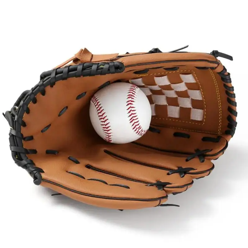 Outdoor Sport Baseball Glove Softball Practice Equipment Size 9.5/10.5/11.5/12.5 Left Hand For Kids/Adults Man Woman Training baseball gloves