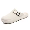 Crestar Summer Women Clogs Slippers Fashion Thick Bottom Mules Sandals Men Waterproof Garden Shoes Adult Adjustable Buckle Shoes 5