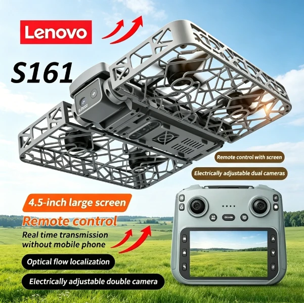 Drone Lenovo S161 MAX 4K/6K/8K Pliable Moteur Sans Balais