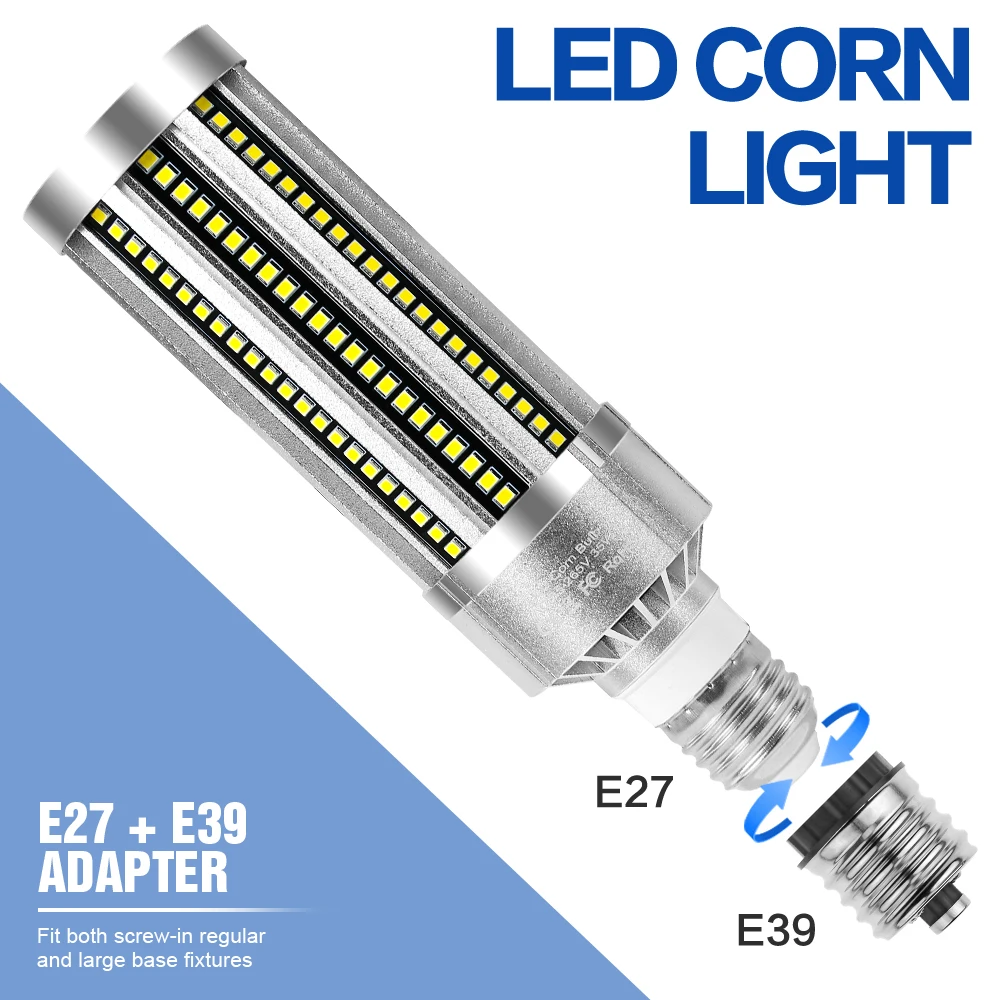 LED 전구 E27 옥수수 램프 220V 샹들리에 전구 E29 스포트라이트 LED 앰플 110V 가정용 높은 전력 조명에 대한 깜박임 없음 램프, 샹들리에 조명