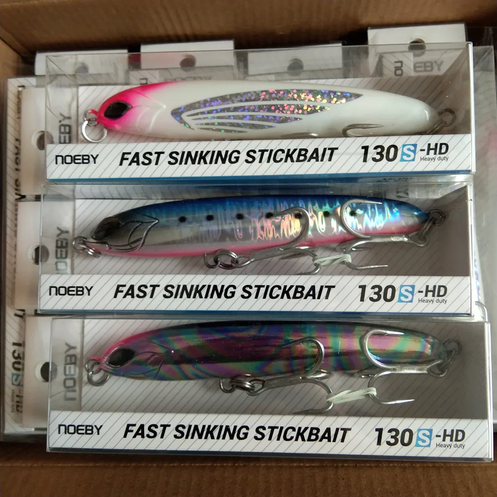 Noeby Sinking Heavy Stickbait Lure 115mm 64g 130mm 81g Pencil Jigs