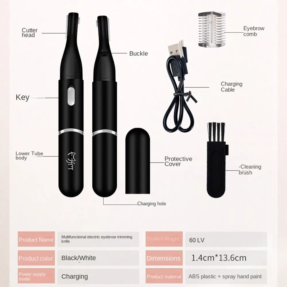 Detachable Electric Eyebrow Trimmer
