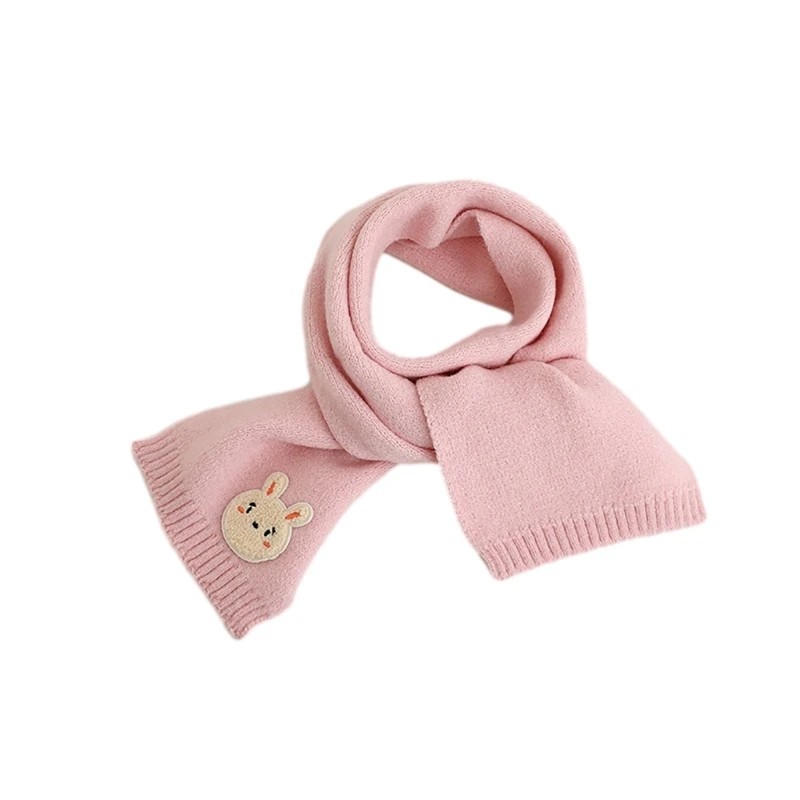 Winter Warm Scarves Children Cartoon Scarf Soft Thicken Neck Cover Neckerchief Outdoor Windproof Scarf for Kids Boy Girl 0