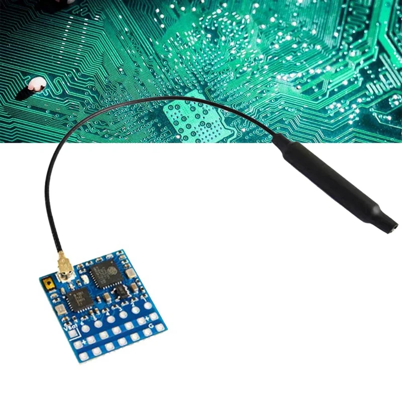 Smart-For MATEK ELRS-R24-P6 ELRS 2.4Ghz Receiver With Antenna Connector Support 2-8S Vbat Voltage Sense For RC FPV Drone
