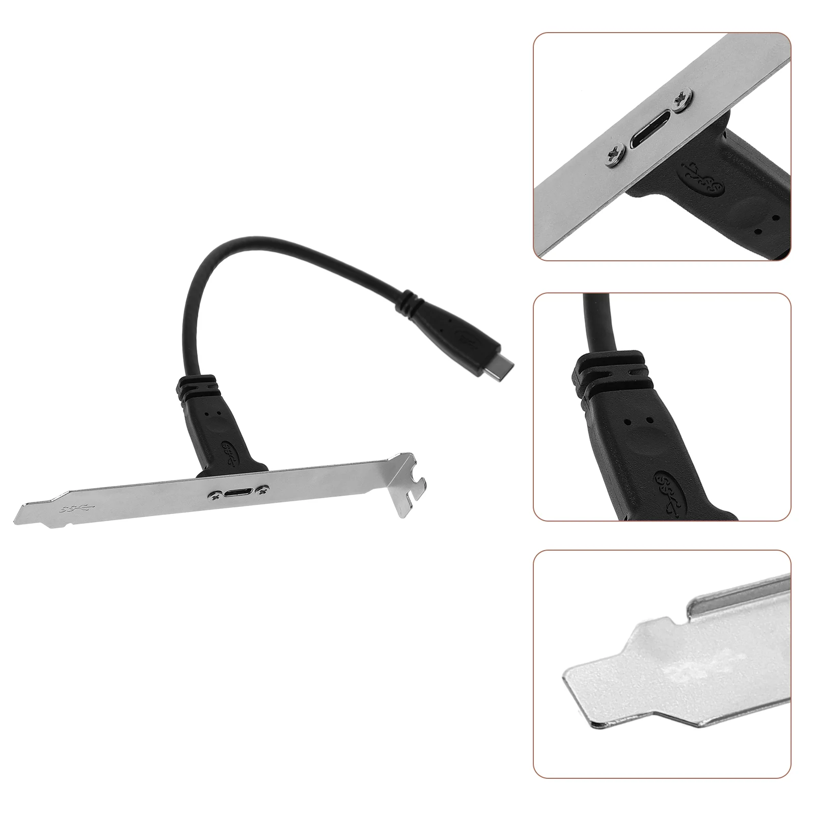 

1 Set of Type C Data Connector Cable Motherboard Extension Cable Usb C Data Cable
