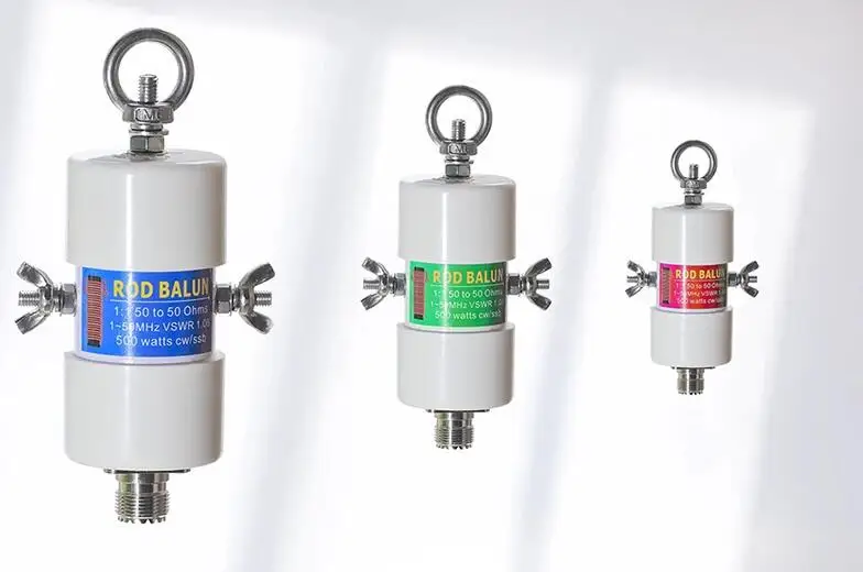 HF Balun 1-50MHz 500Watt HF Balun DIY Waterproof Antenna Balun 1:1 Voltage with UHF Female (SO-239) Connector