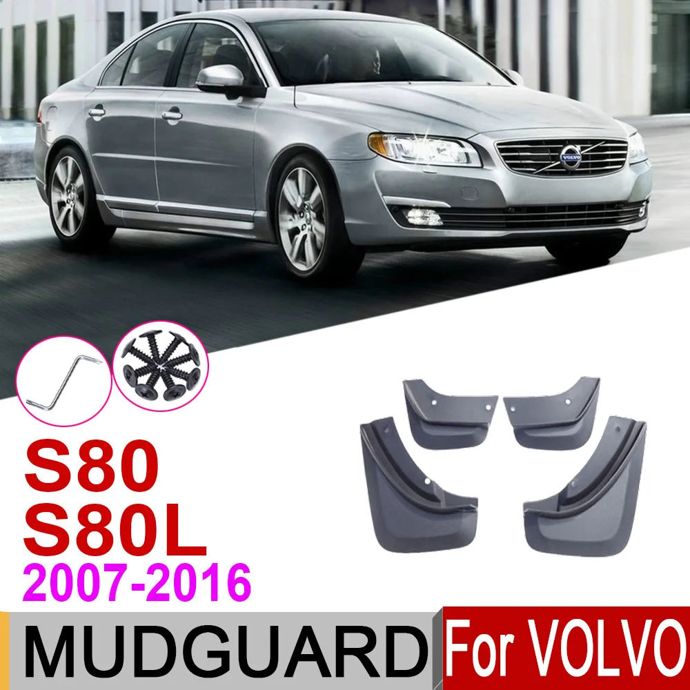 

Автомобильный брызговик для Volvo S80 S80L 2016 ~ 2007, брызговики, щитки, брызговики, аксессуары для 2015, 2014, 2013, 2012, 2011, 2010, 2009, 2008