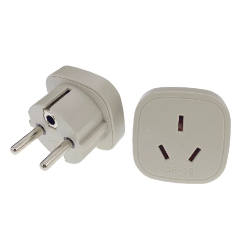 EU plug adapter EU socket converter Plug adapter Power plug adapter Plug converter AU China Australia New Zealand To EU Korea AC Wall Socket for Travel