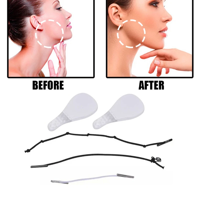 60 Pz/Set Nastro Lifting Istantaneo Per Il Viso Collo Eye Lift Nastro A Forma Di Linea A V Antirughe