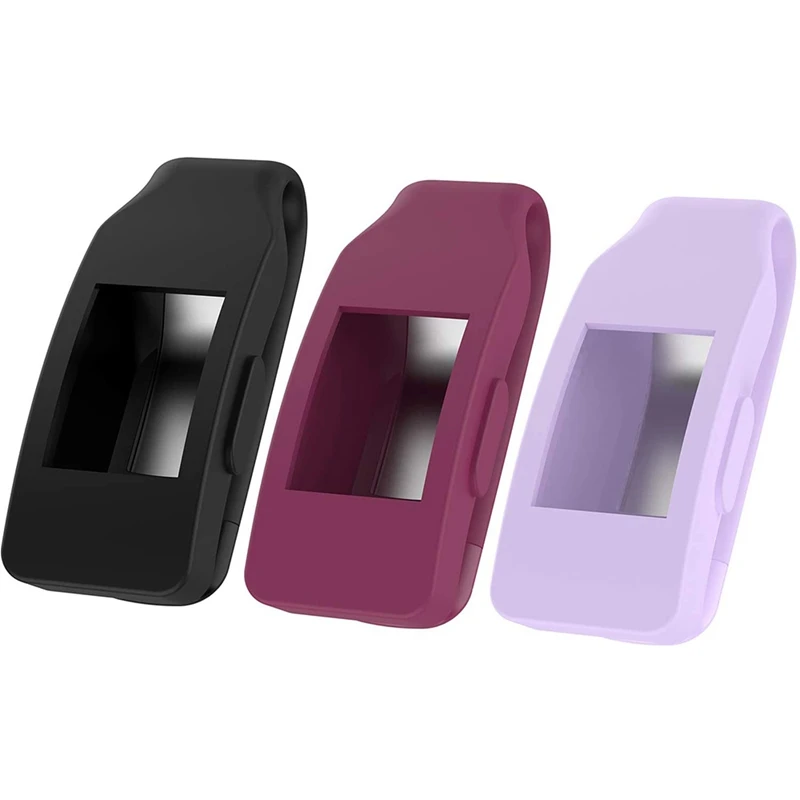 3 Pack Clips Suit For Fitbit Inspire/Inspire HR Clips With Steel Sheet, Silicone Accessory Clip