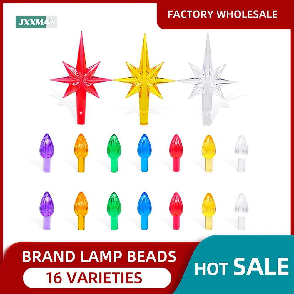 CeramicChristmasTreeReplacementLightBulbsCountryArtDecoration