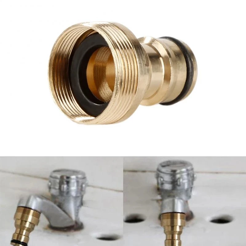 Rubinetto Da Esterno In Ottone Con Raccordo Rapido – 1/2 Pollice – Resistente Alle Intemperie - 2