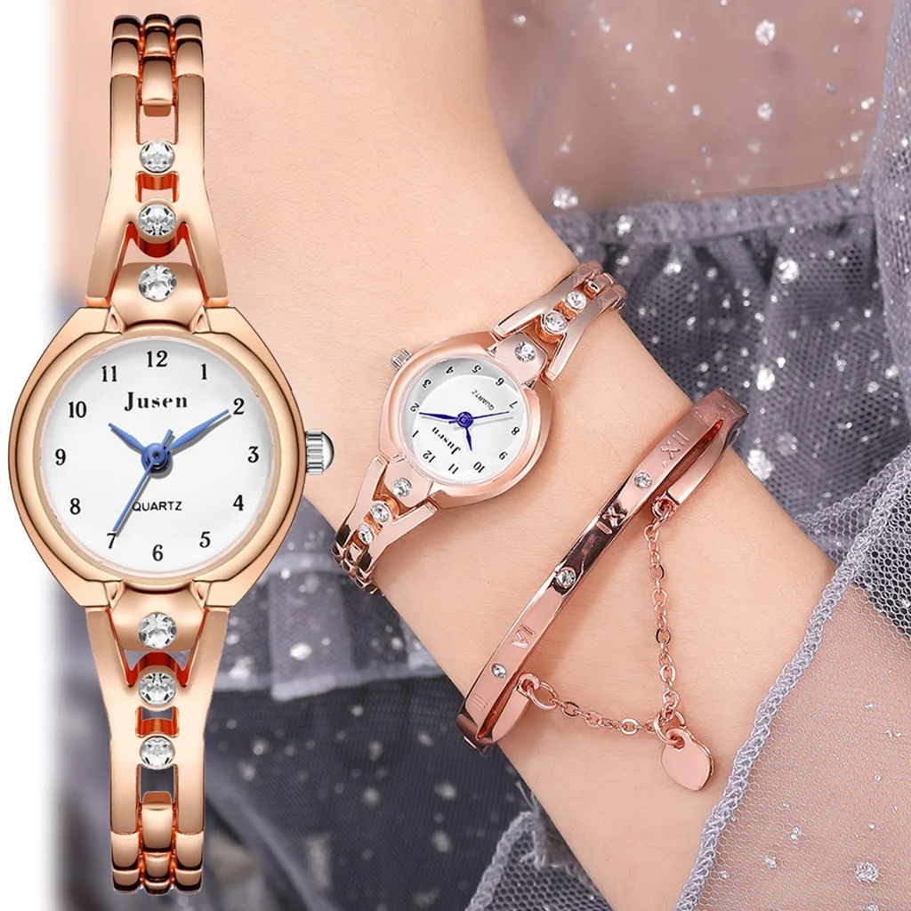 

Fashion Women Watch Exquisite Star Diamond Inlaid Stainless Steel Watch Ladies Fashion Quartz Wristwatches Relogio Feminino