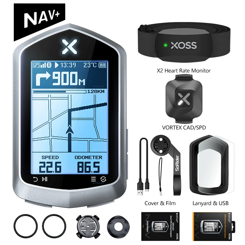XOSS NAV PLUS GPSサイコン Amazon.com : XOSS NAV Plus GPS Bike Computer with Bluetooth