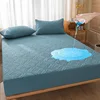 Waterproof Fitted Sheet Quilted Mattress Cover Mattress Protector for Home Hotel Twin Full Quuen King 160x200 140x200 Bed Cover 1