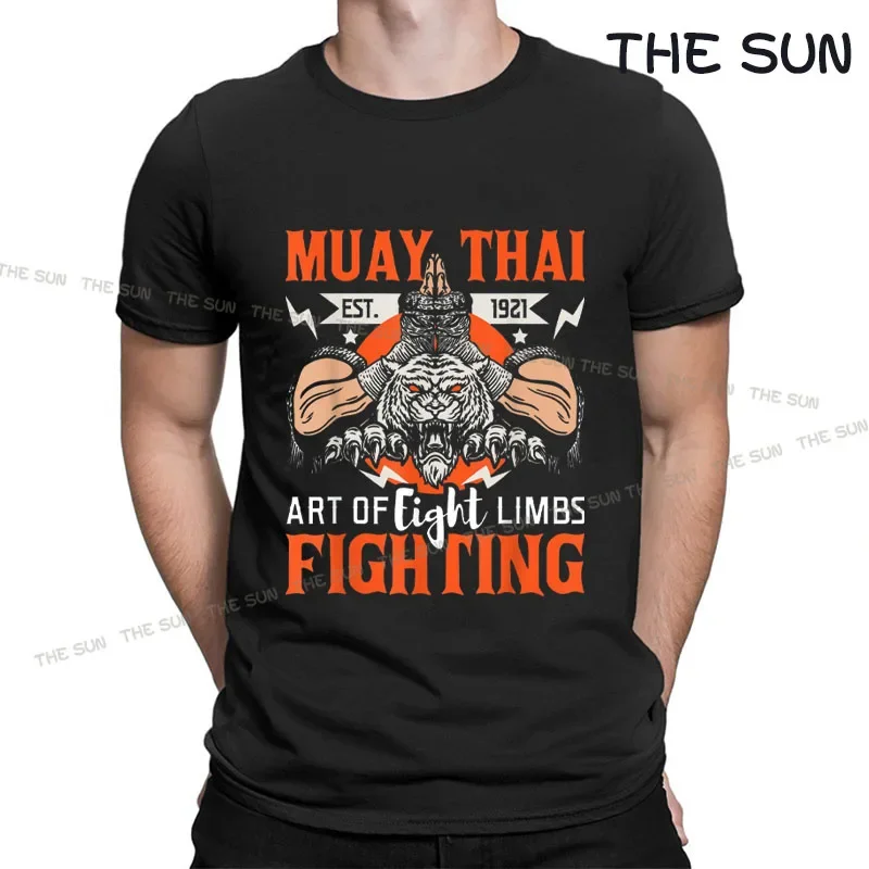 

Мужская одежда из модала для боевых искусств Muay Thai, Классическая рабочая одежда, графические футболки, уличная одежда