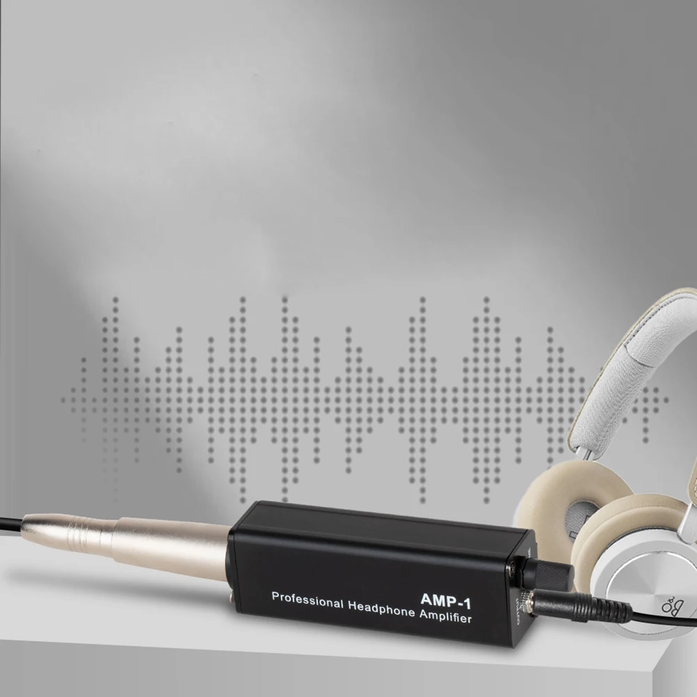 XLR 오디오 인터페이스 헤드폰 앰프 컨버터, 무대 공연 스튜디오에 사용, 3.5MM