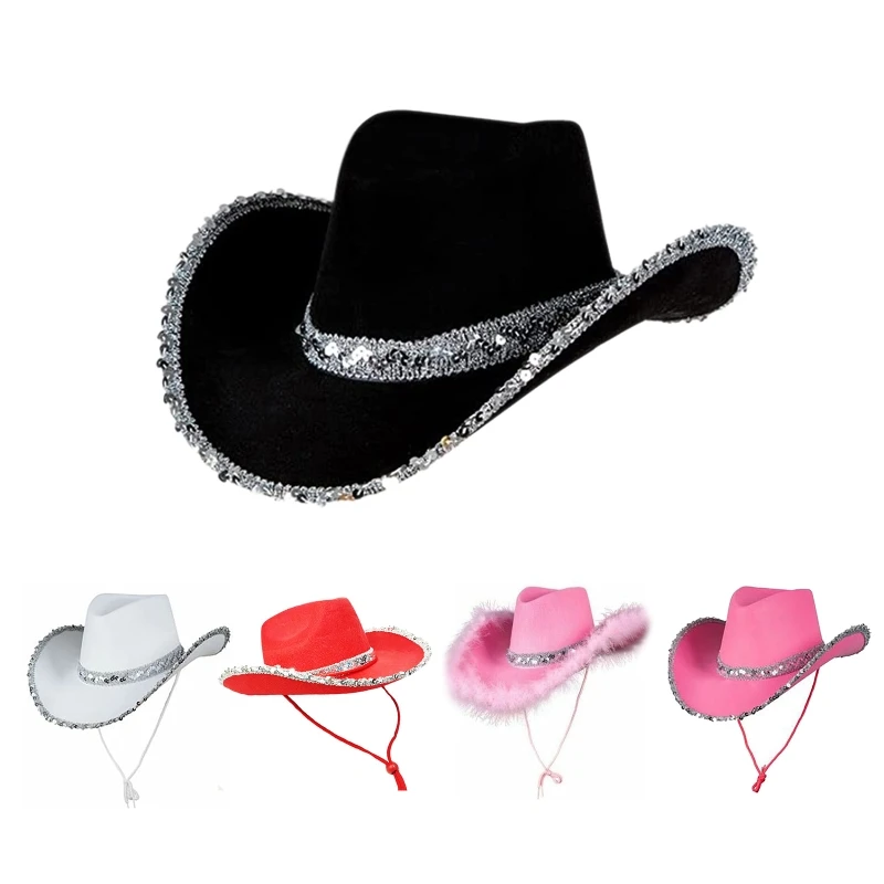 Cowboy Hats Cowgirl Hats Cowboy Hat Women Bachelorette Party western Cowboy Hats Party Props Cowgirl Cosplay For Women Birthday Sombreros Hats