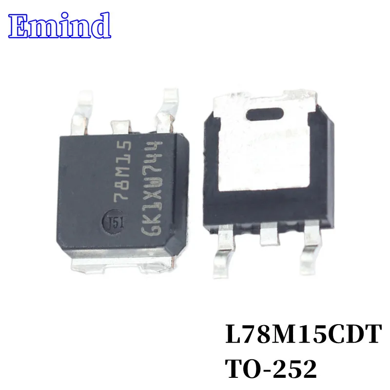 

10/20/30Pcs L78M15CDT 78M15 TO-252 LDO 3-terminal Regulator IC SMD Low Dropout Regulator