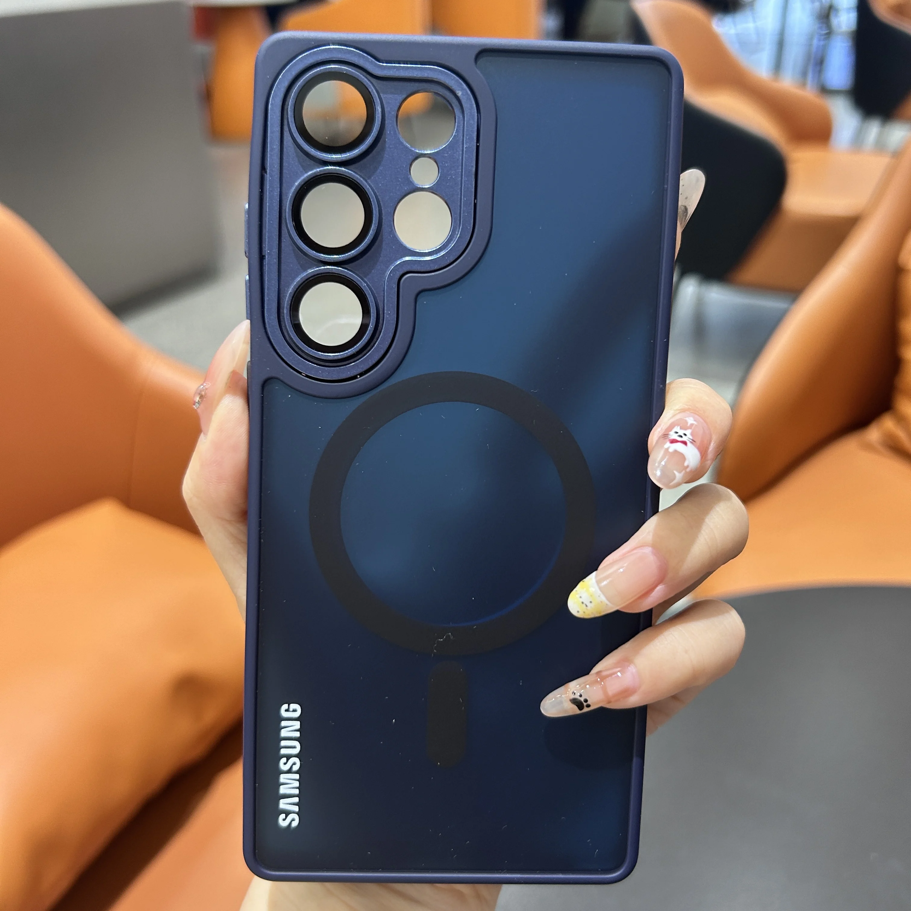 Translucent Magnetic Frosted Case with Lens Protection