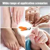 Curved Nail Clippers For Men Anti Splash Fingernail Toenail Clippers Wide Jaw Opening Slanted Long Handle Fingernail Clippers 3
