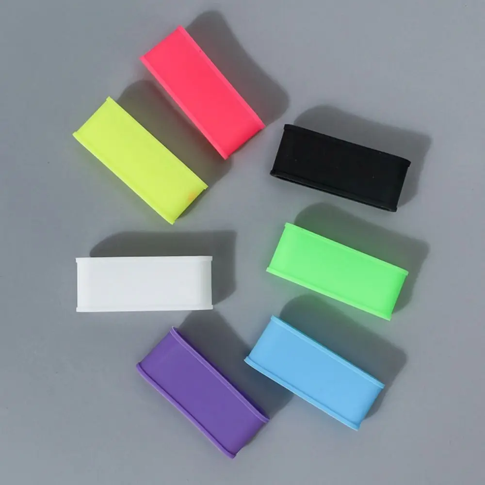 Flat shape Sealing Silicone Ring Multicolor Badminton Raquet Handle Overgrip End Environment Protection Tennis Racket