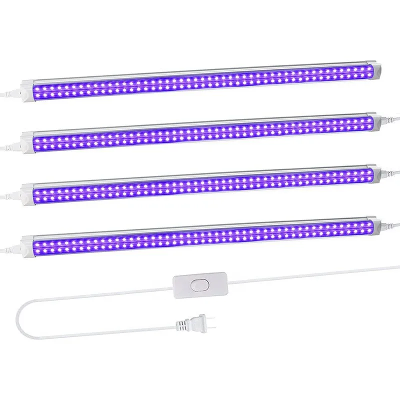 10W AC 85-265V Input UV Light Tube Bar Type Purple UVA LED Lighting 365nm 395nm KTV Bar Ink Curing 5V USB UV uv curing lamp