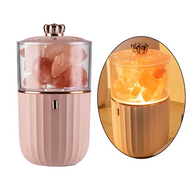 Salt Lamp Essential Oil Diffuser Meditation Lamps for Bedroom Office Decor