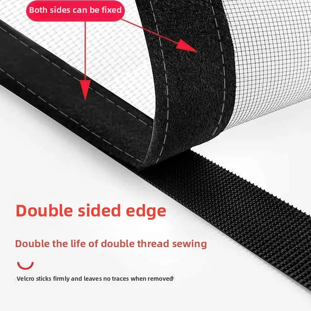 Filet de fenêtre anti-moustiques pratique, maille sabole robuste et facile à installer pour la maison, moustiquaire zéro-fenêtre 3