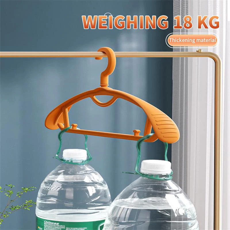5PCS Non-Slip Hanger Closet Organizer Hangers For Clothes Multifunction Trouser Skirt Clips Rack for Coat Wardrobe Storage 2
