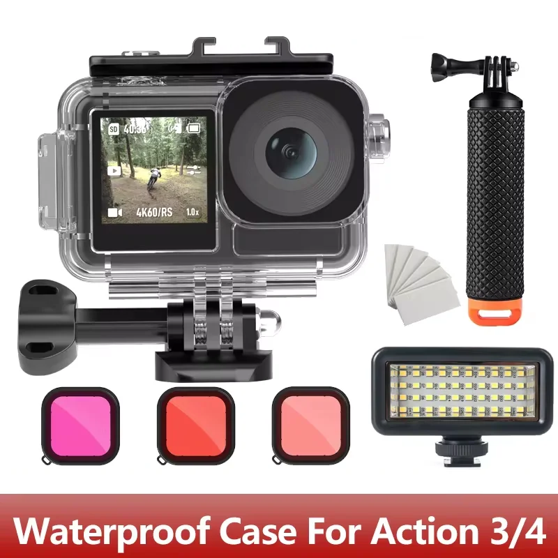 Boîtier étanche 40M pour DJI Osmo Action 5/4/3 - Coque de plongée