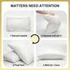 Pillow case and pillow core support cervical vertebra to help sleep sleep special 3D stereo home a pair of sets 5