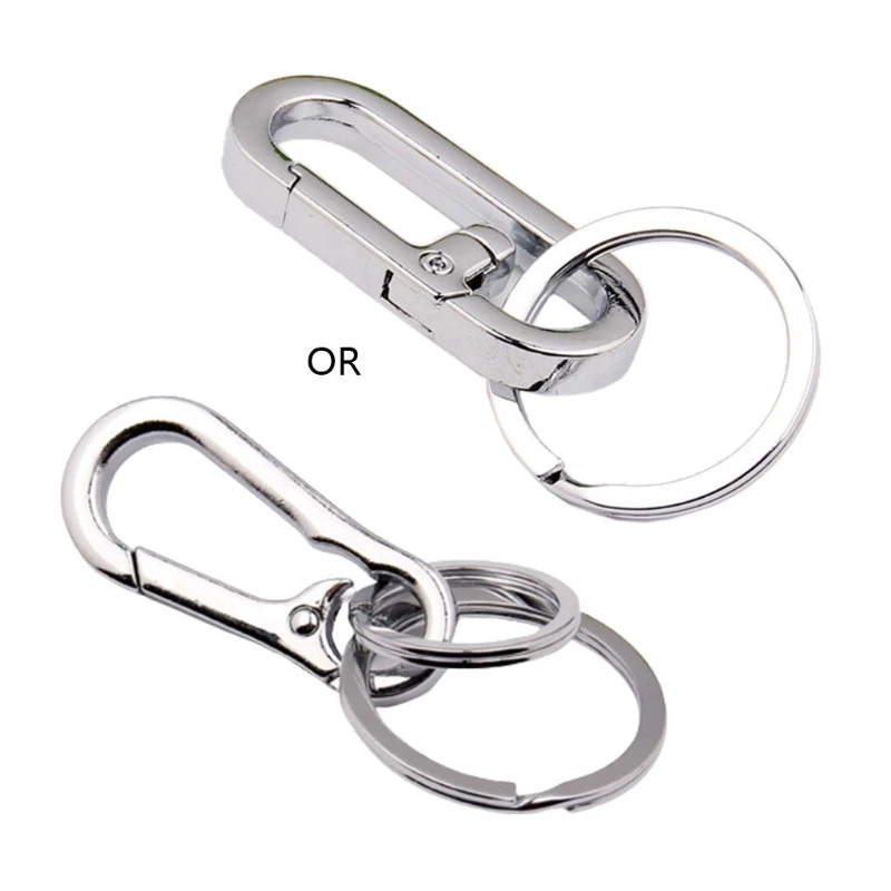 K LX0E에 대한 열쇠 고리 자동차 키 개 태그에 대한 스테인레스 스틸 키 체인 Carabiner 클립