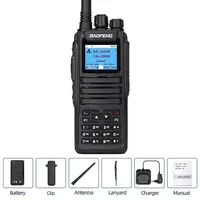 Top! DMR DM 1701 Digital Walkie Talkie Dual Mode Analog Two Way Radio Open GD77 Dual Time Slot Tier 1+2 Ham Radio DR 1801 1