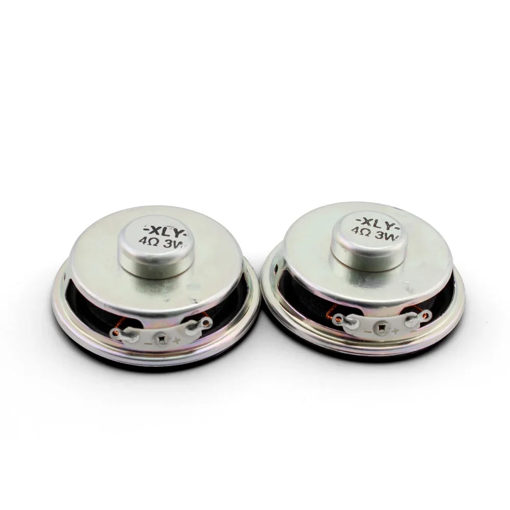 Mini Speaker 2pcs 3W 4R Diameter 5CM/4CM Mini Amplifier Loudspeaker 3 Watt 4 Ohm 40mm for Arduino Kit