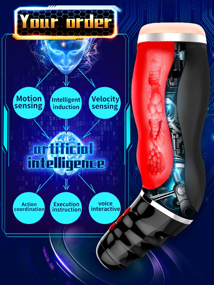Masturbatore automatico tipo aereo per uomo piacere orale_voghion.com
