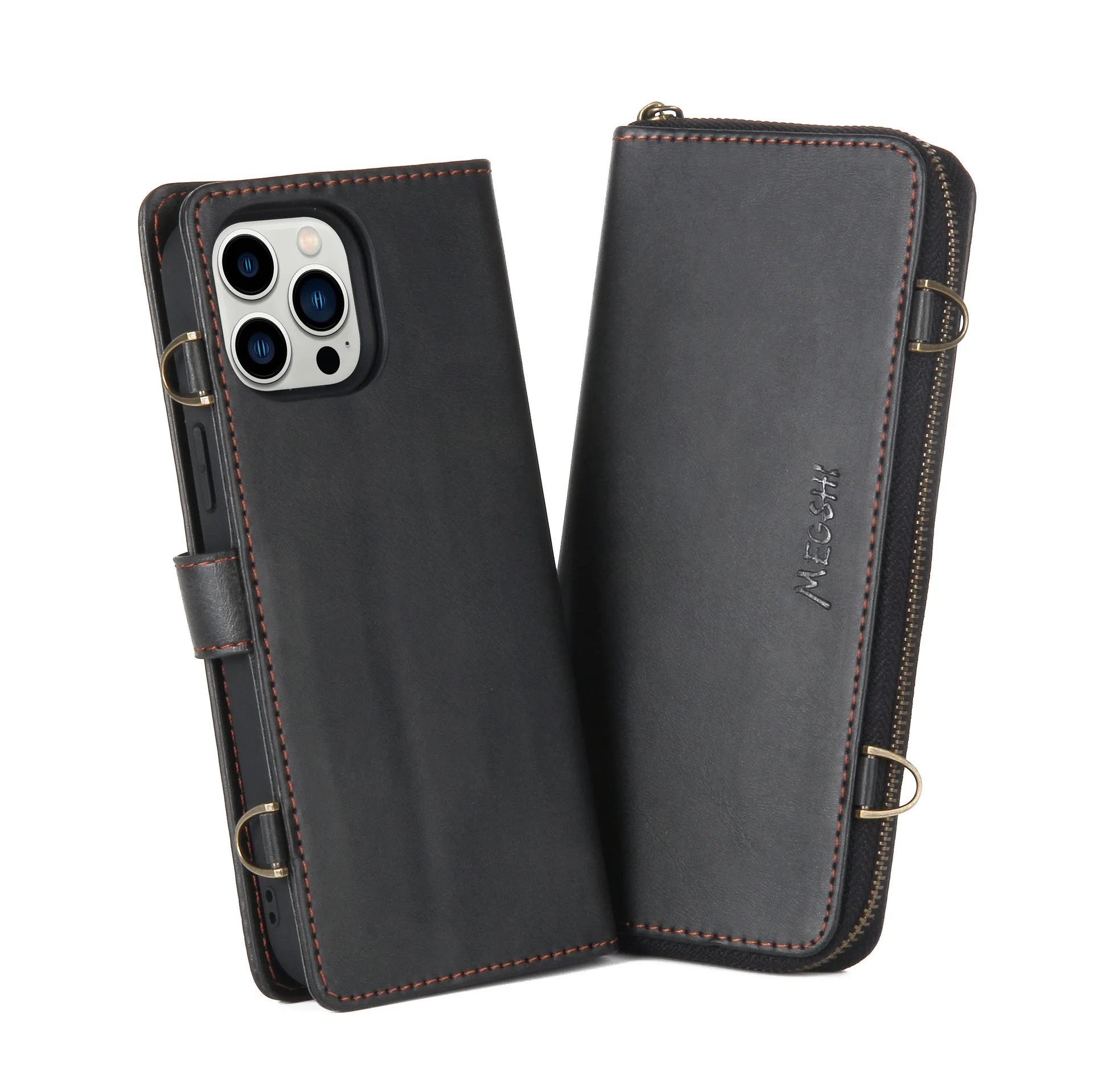 High Grade Luxury Card Slots Wallet Cases For Iphone 15 14 13 12 11 Pro Max Iphone14 Plus Case For Iphone 13 12 Mini Phone Bag