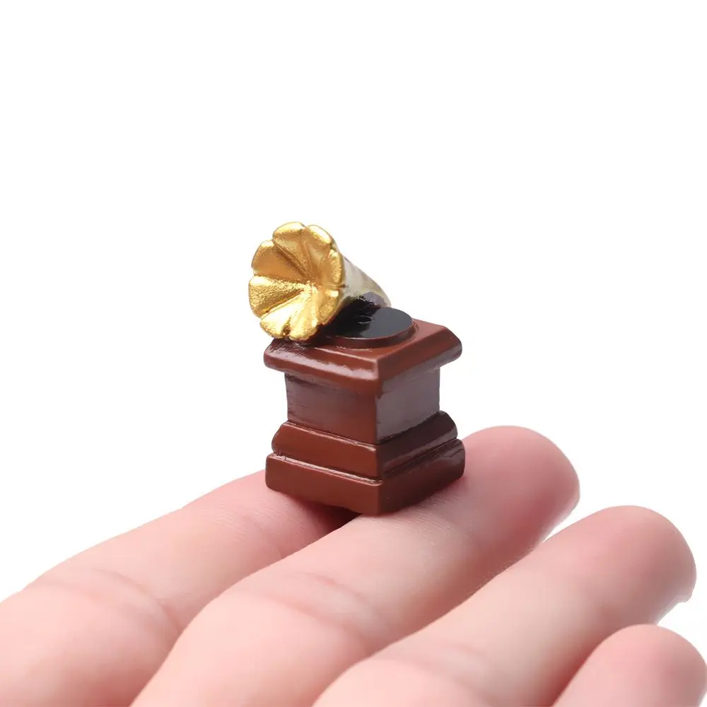 Resin Mini Piano Figurine Home Decor Ornament
